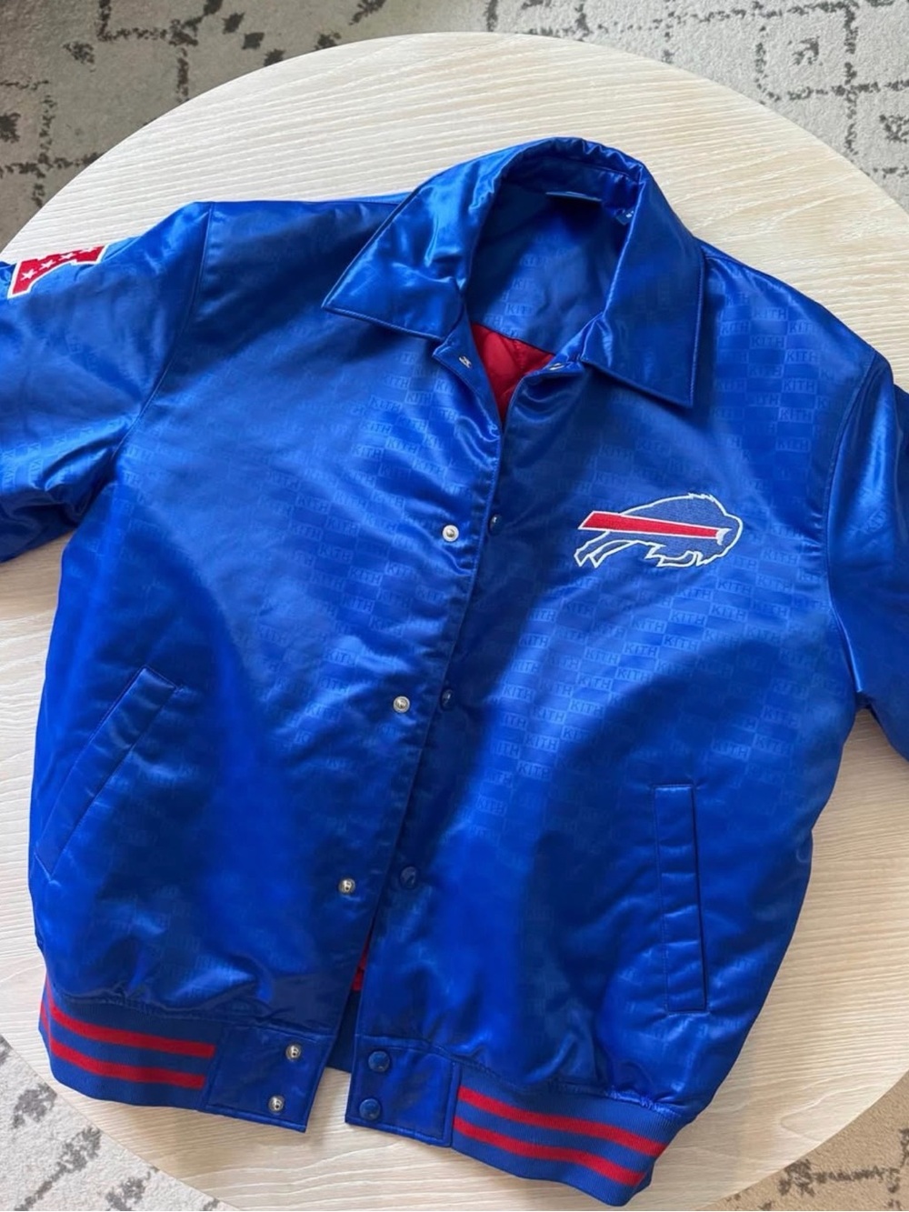 Kith x Buffalo bills bomber jacket